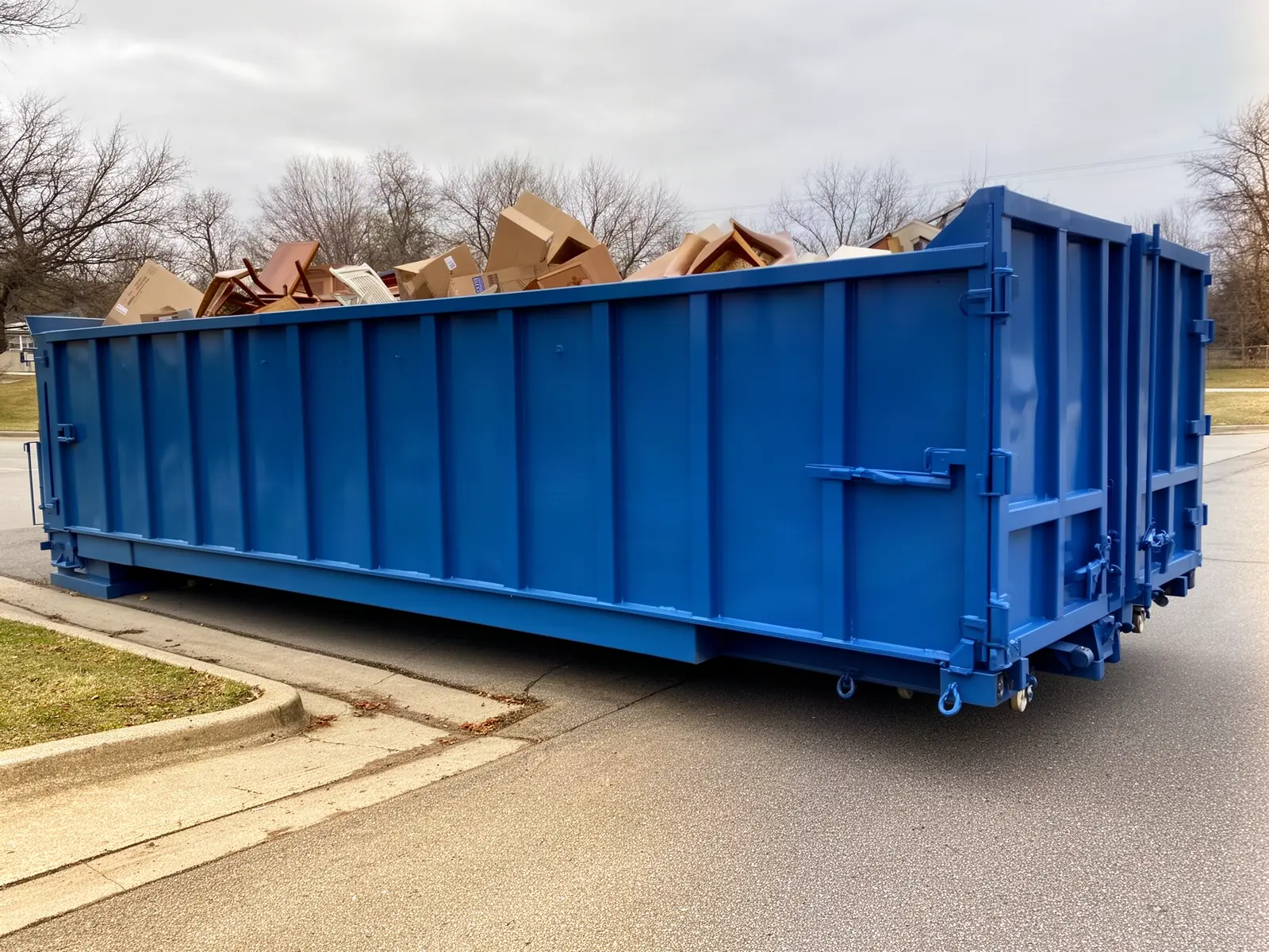 Roll-off dumpster from Lyon & Walter Dumpsters in Nashville, TN